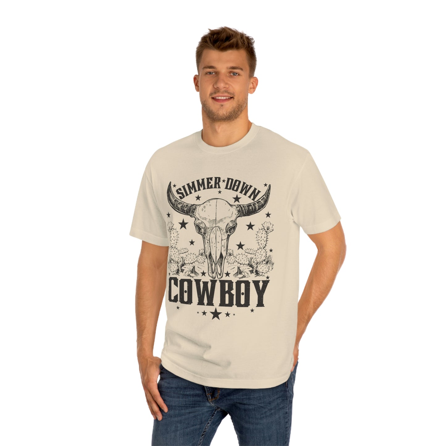 "Simmer Down Cowboy" Oversized Tee/Unisex Classic Tee