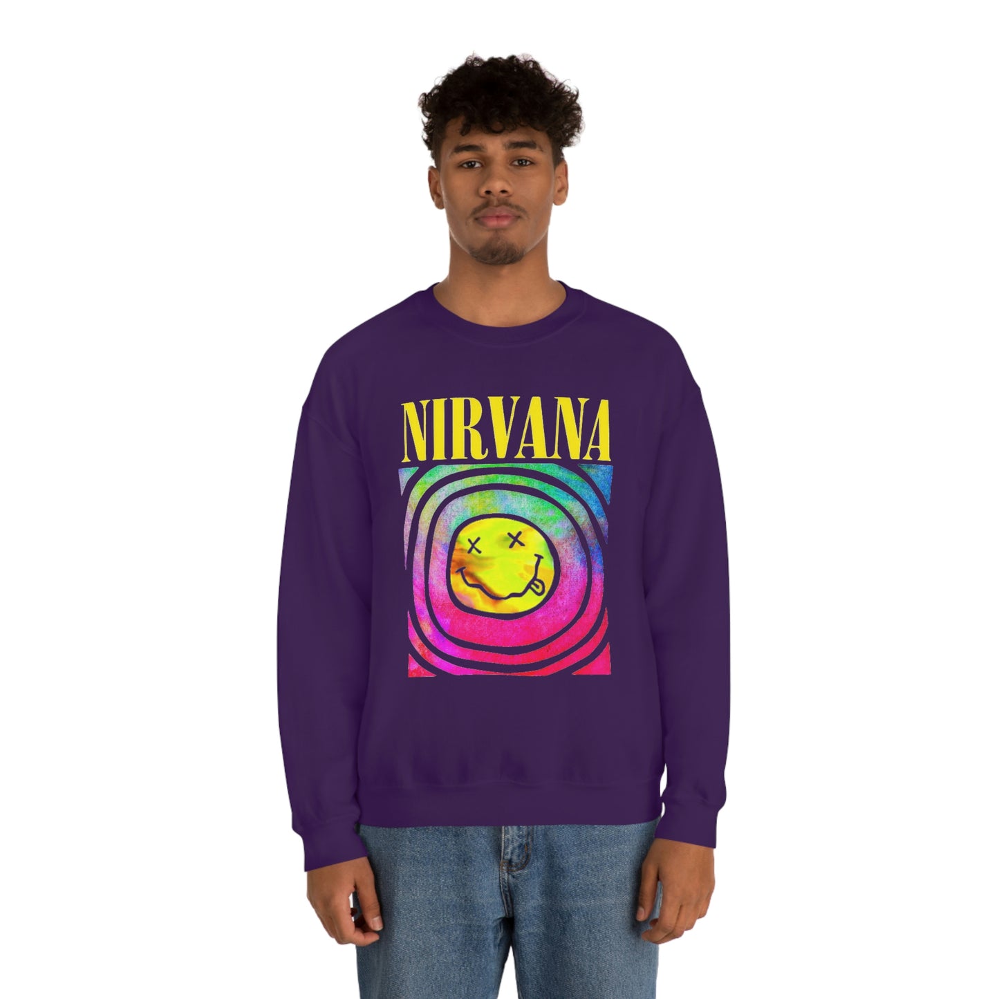 "Nirvana" Graphic Crewneck Sweatshirt