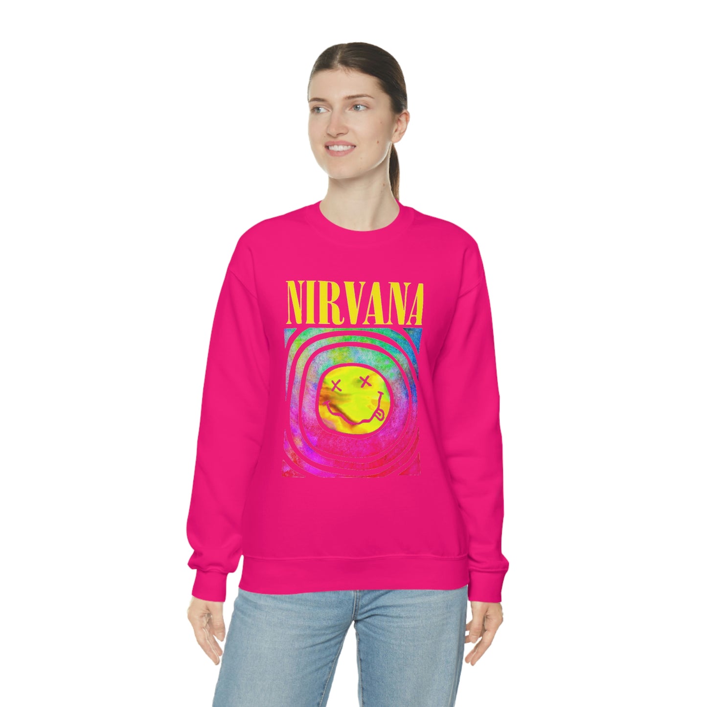 "Nirvana" Graphic Crewneck Sweatshirt