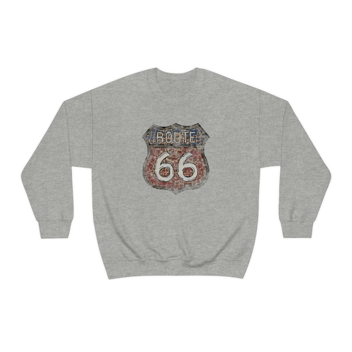 "Route 66" Unisex Crewneck Sweatshirt