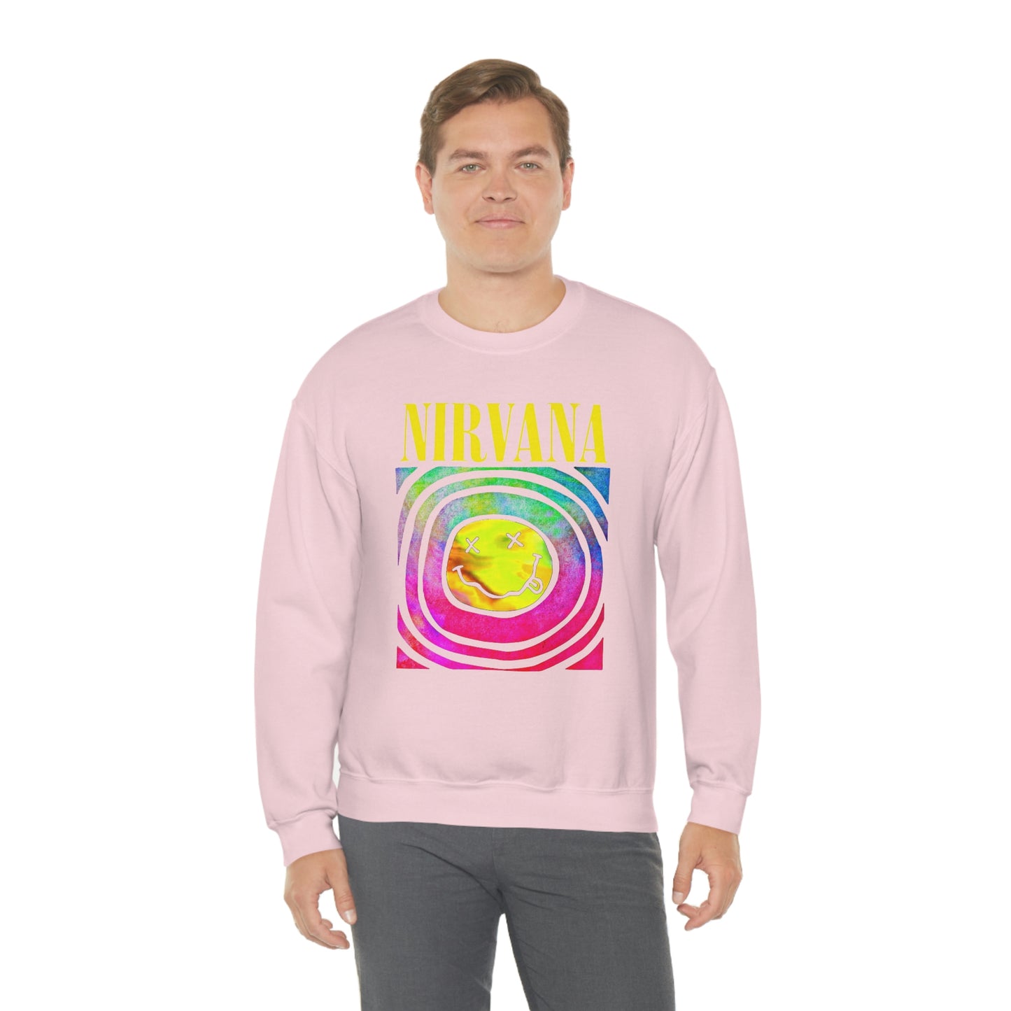 "Nirvana" Graphic Crewneck Sweatshirt