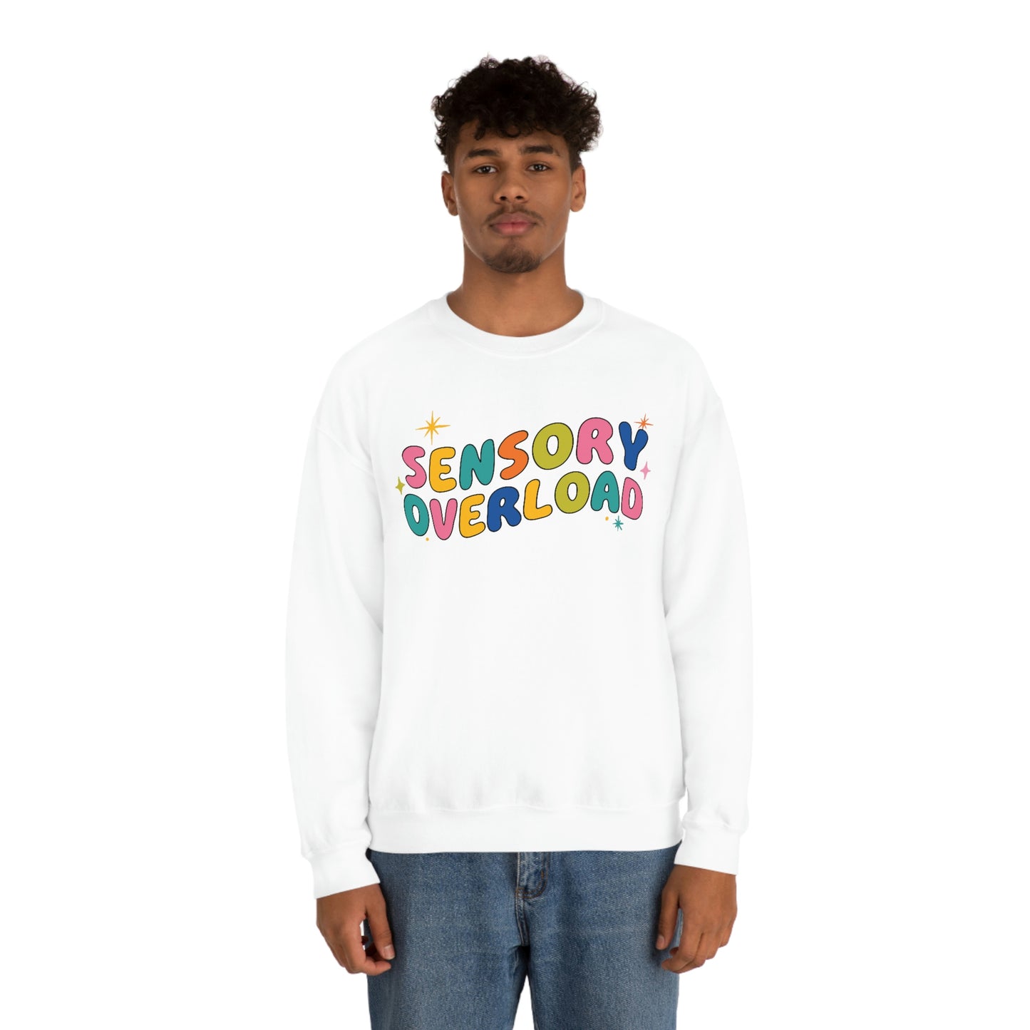 "Sensory Overload" Unisex Heavy Blend™ Crewneck Sweatshirt