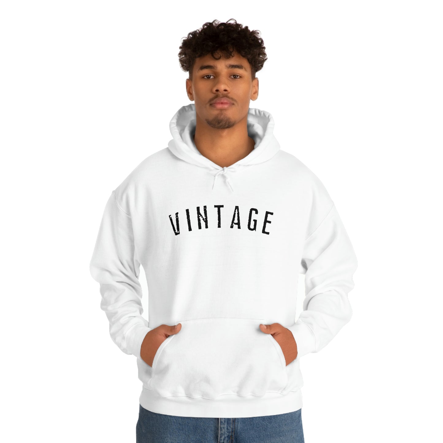 "Vintage" Unisex Hooded Sweatshirt