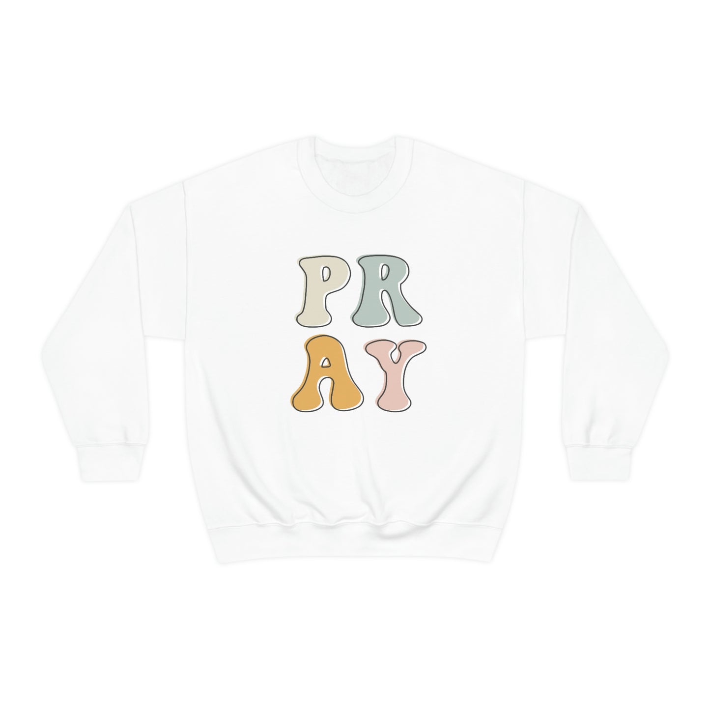 "Pray" Unisex Heavy Blend™ Crewneck Sweatshirt