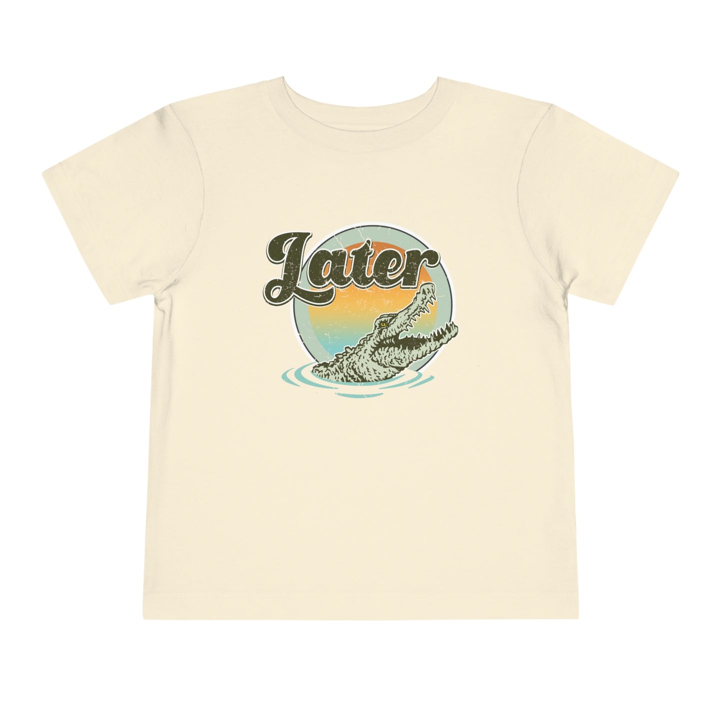 "Later Gator" Toddler Short Sleeve Tee (2T-5T)
