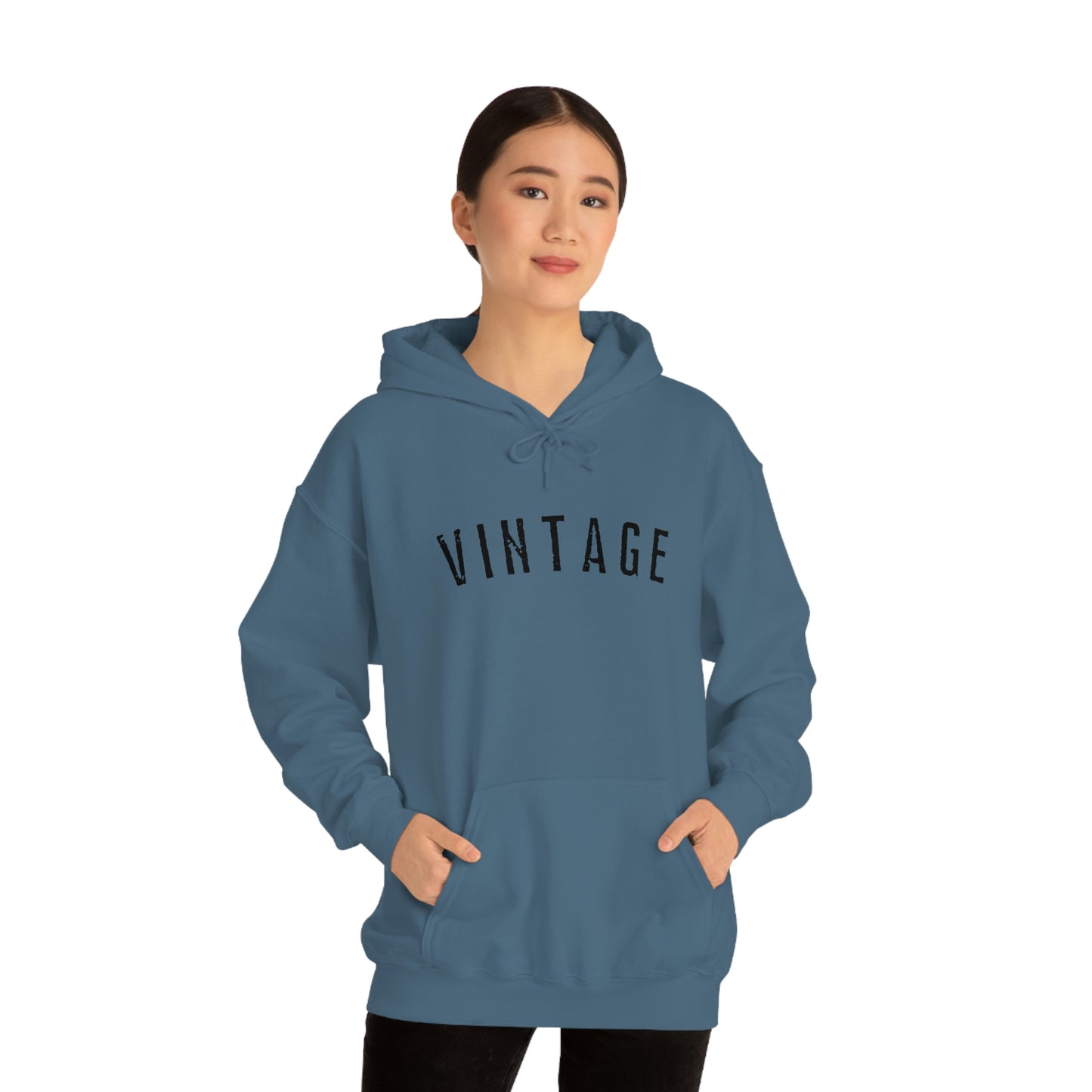 "Vintage" Unisex Hooded Sweatshirt