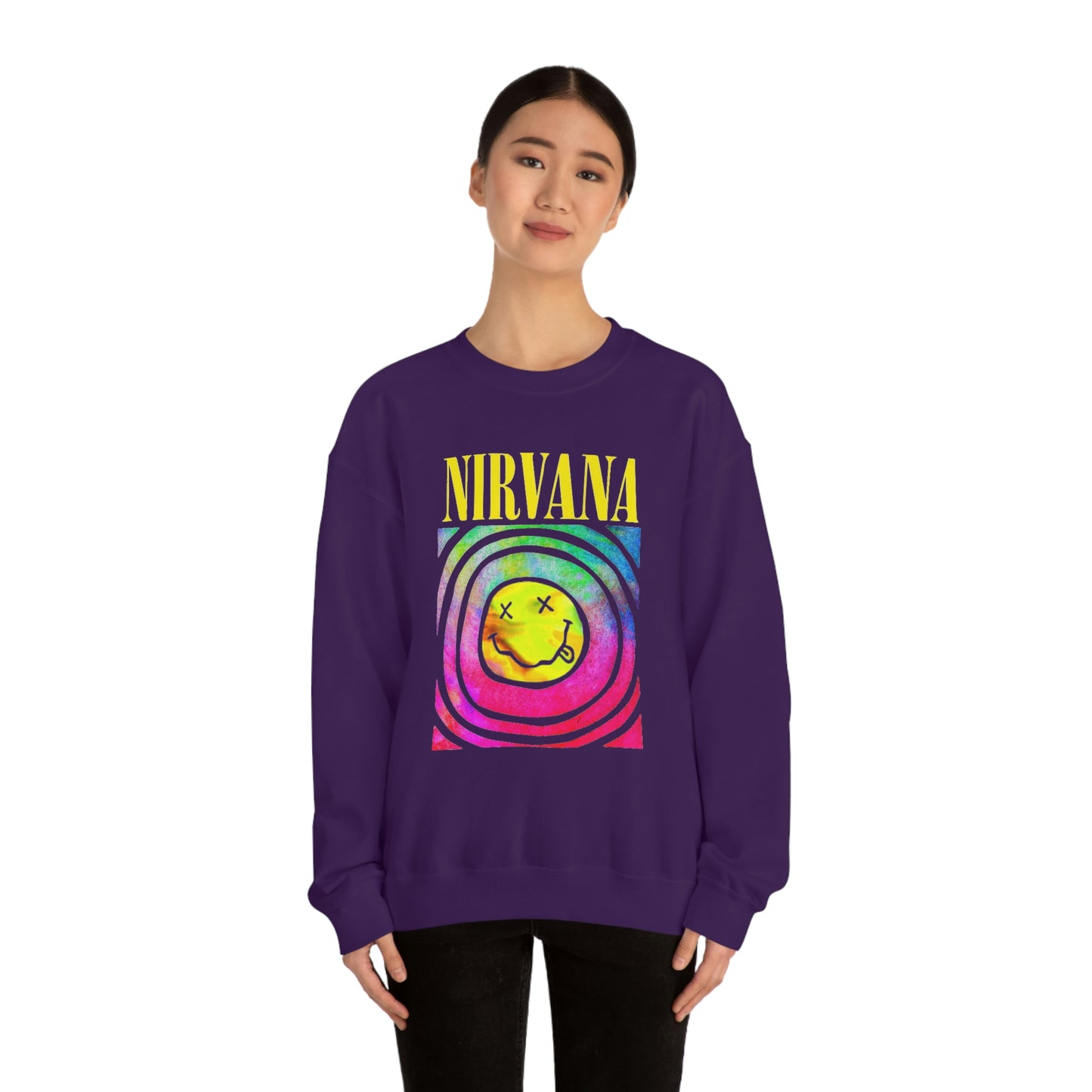 "Nirvana" Graphic Crewneck Sweatshirt