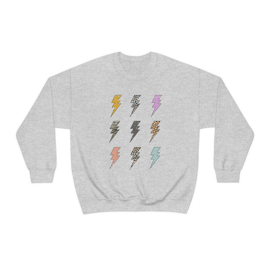 "Lightening Bolt" Unisex Heavy Blend™ Crewneck Sweatshirt