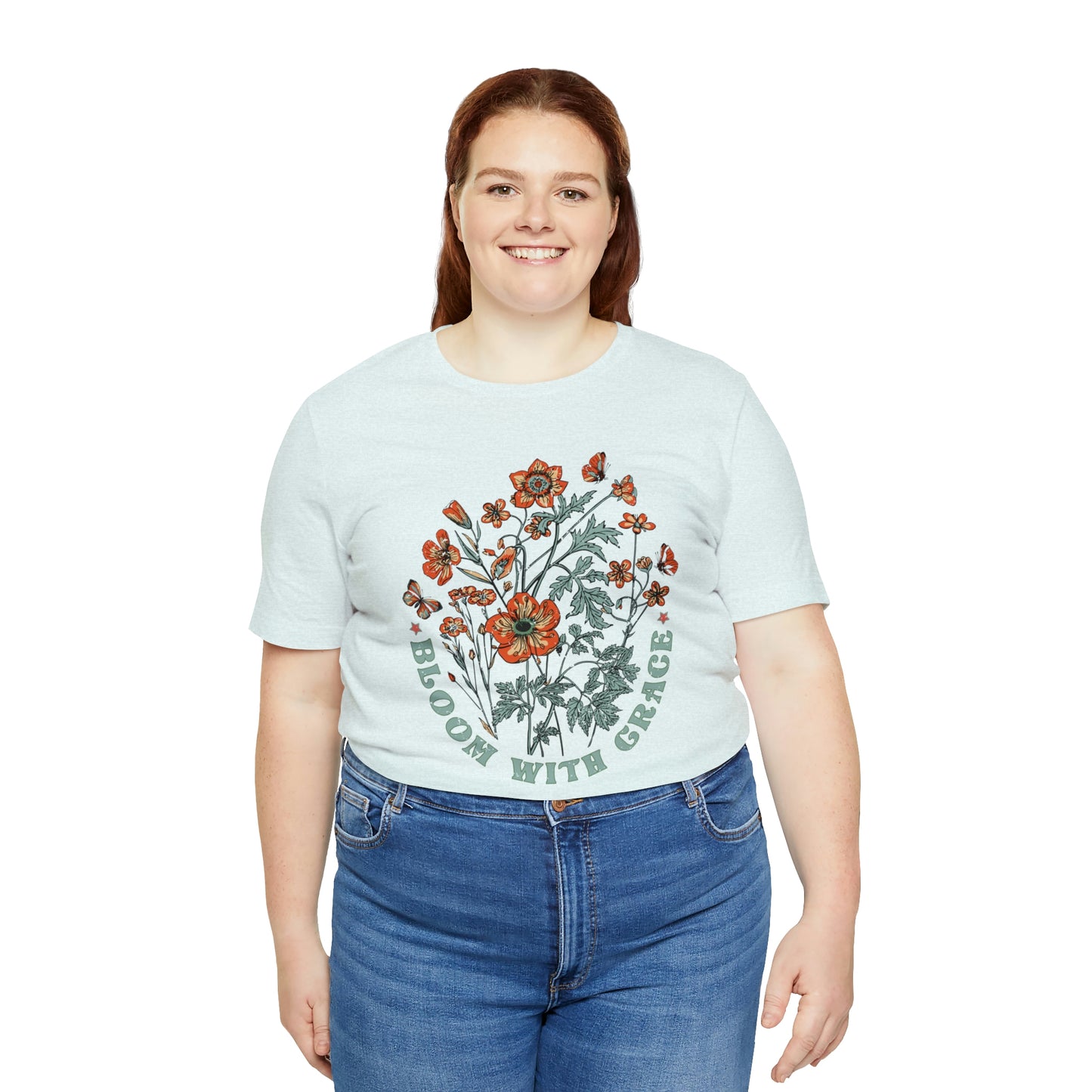 "Bloom With Grace" Bella Canvas Short Sleeve Tee