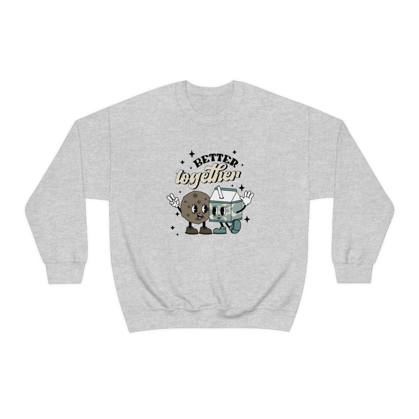 "Better Together- Milk and Cookies" Unisex Crewneck Sweatshirt