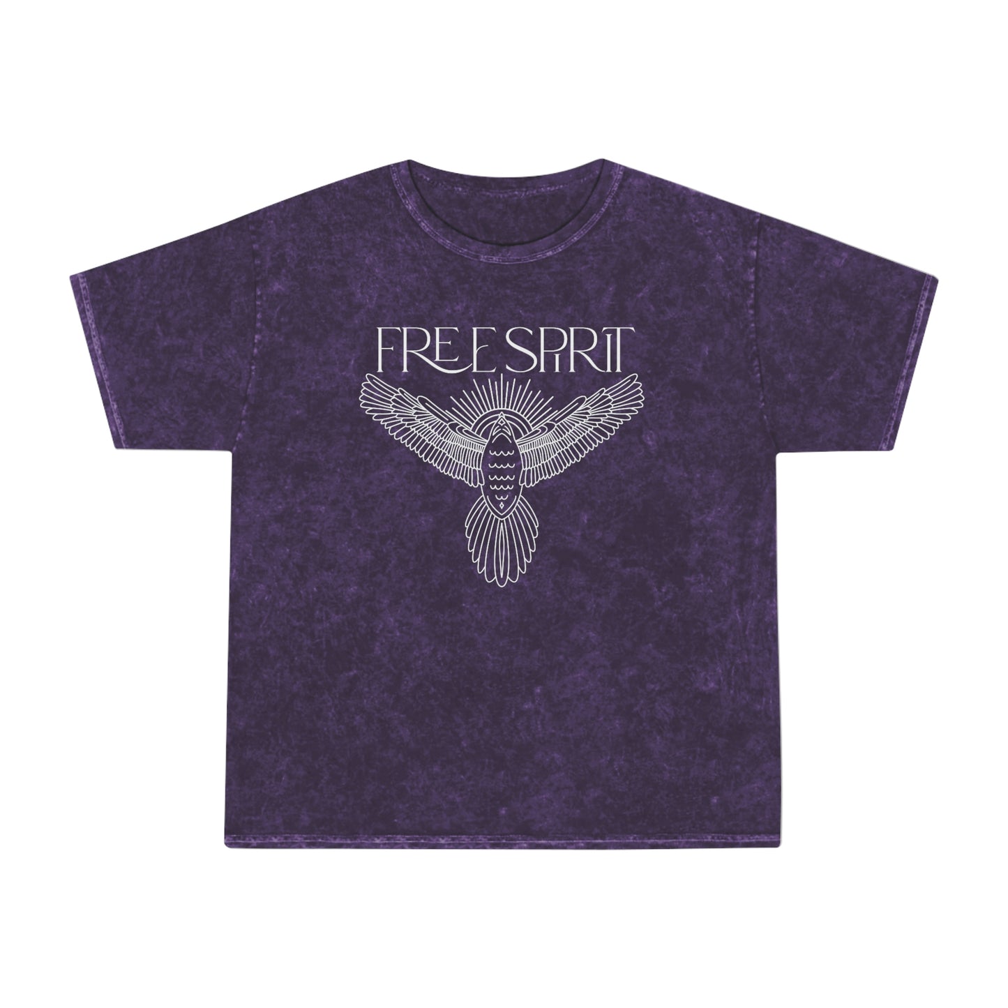 "Free Spirit" Unisex Mineral Wash T-Shirt
