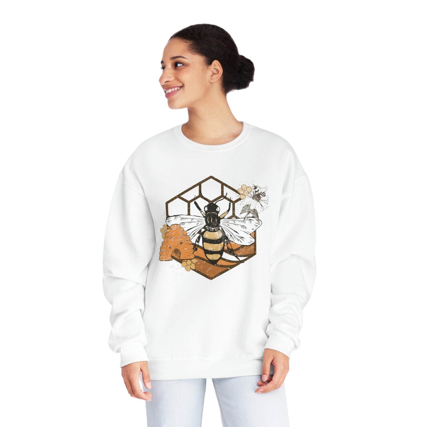 "Honey Bee" Unisex NuBlend® Crewneck Sweatshirt