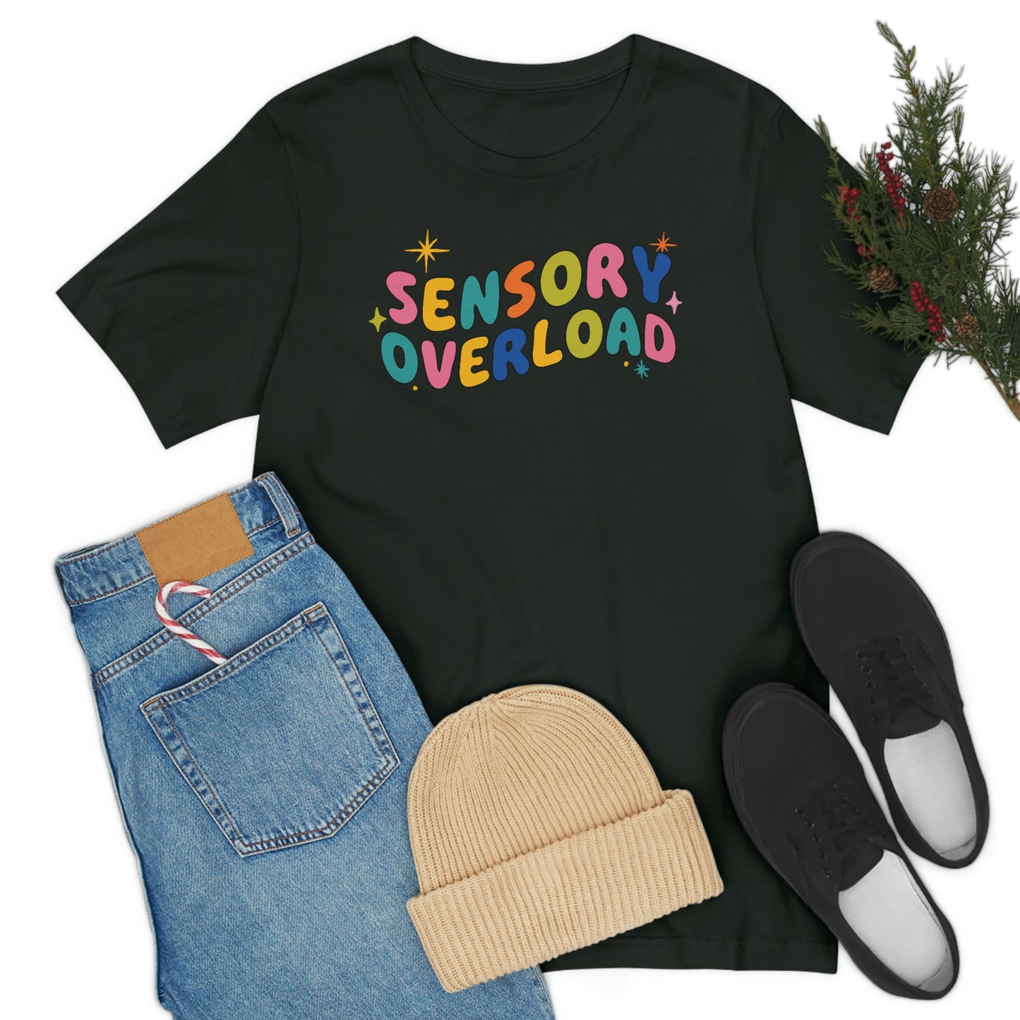 "Sensory Overload" Unisex Jersey Short Sleeve Tee Bella Canvas