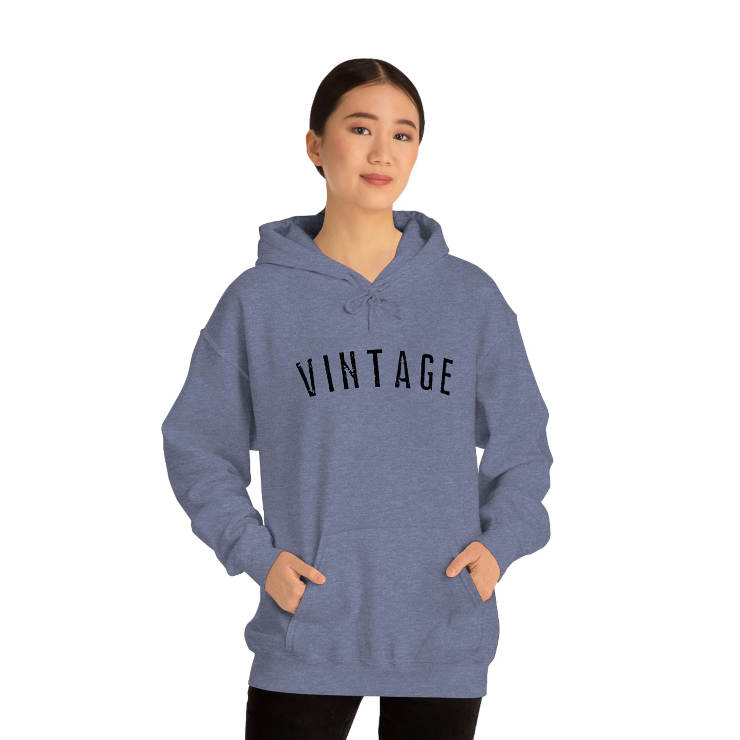 "Vintage" Unisex Hooded Sweatshirt