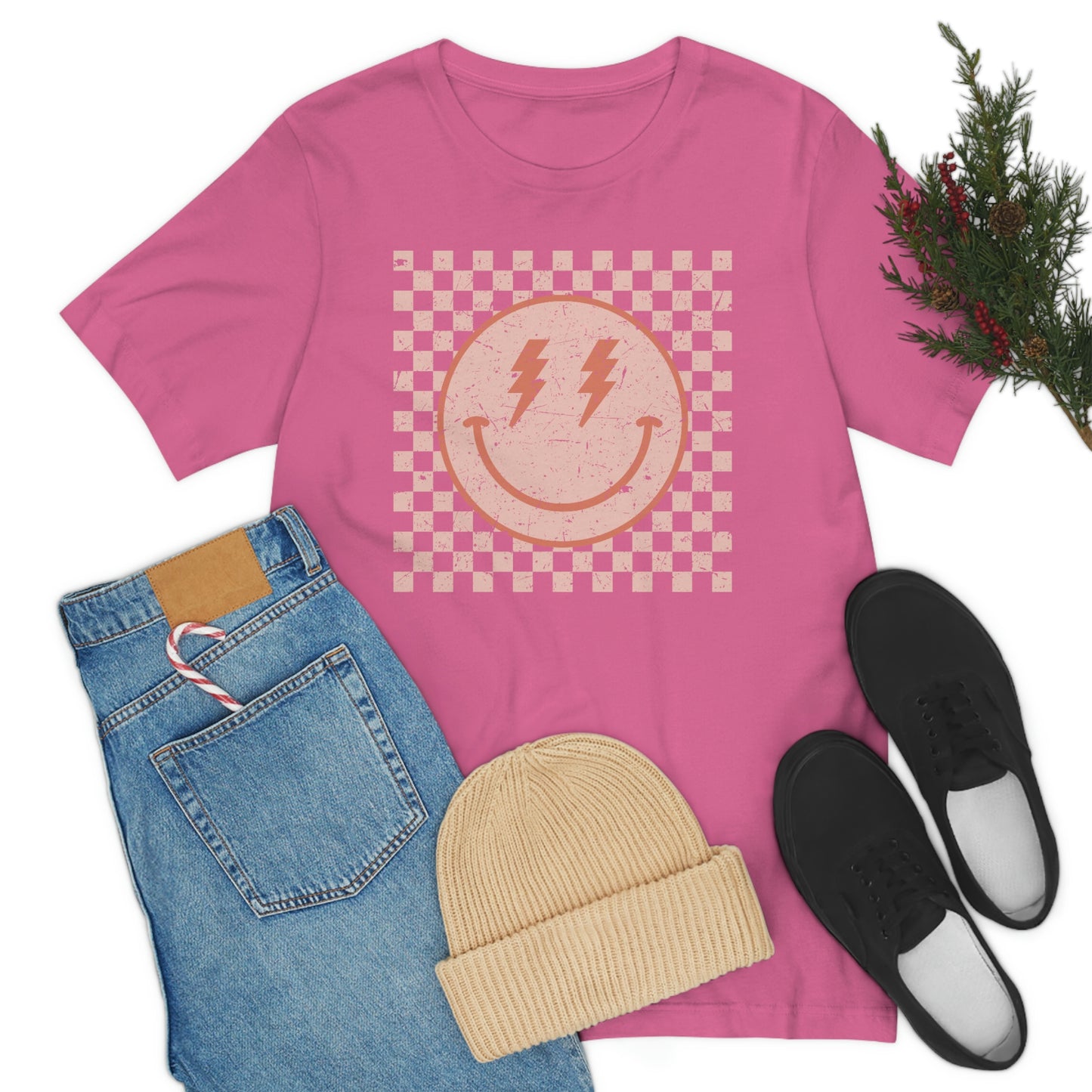 "Smiley" Bella Canvas Short Sleeve Tee