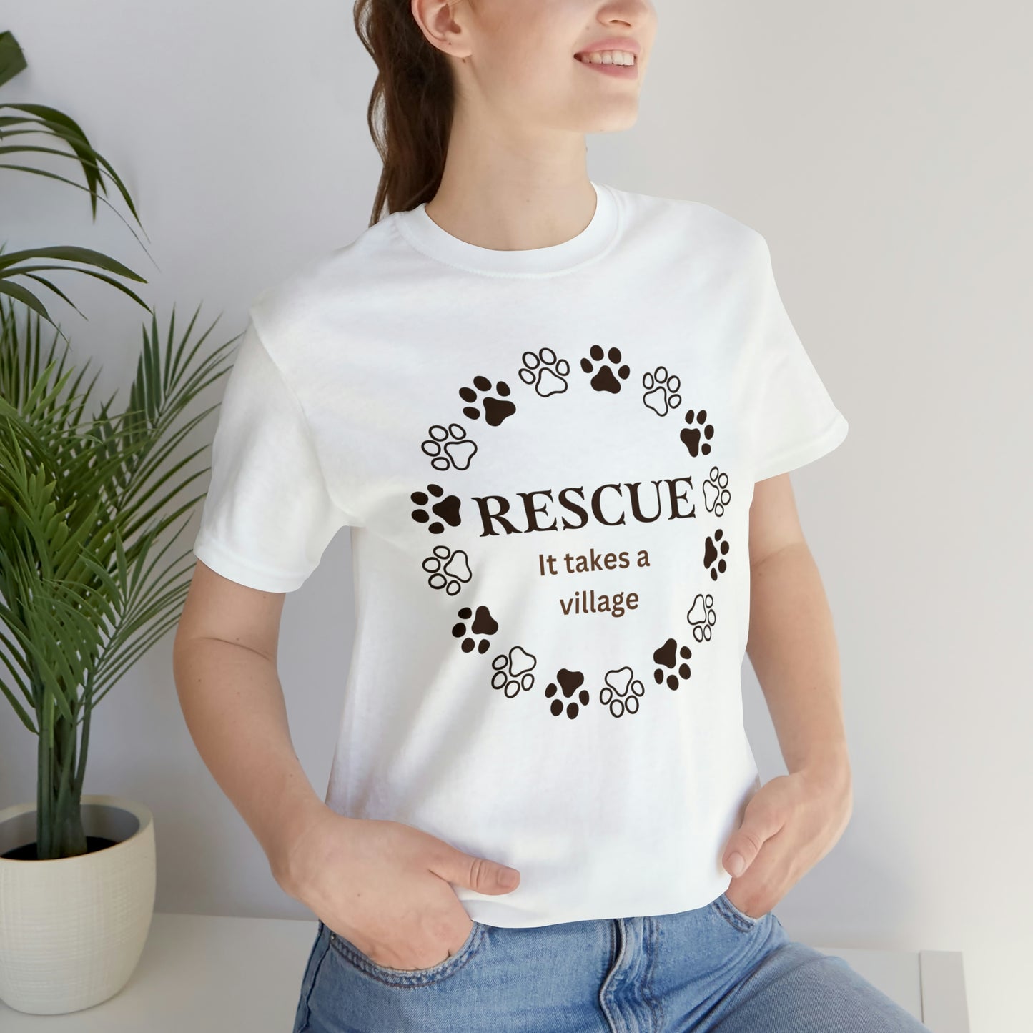 "Rescue" Bella Canvas Unisex Jersey Short Sleeve Tee