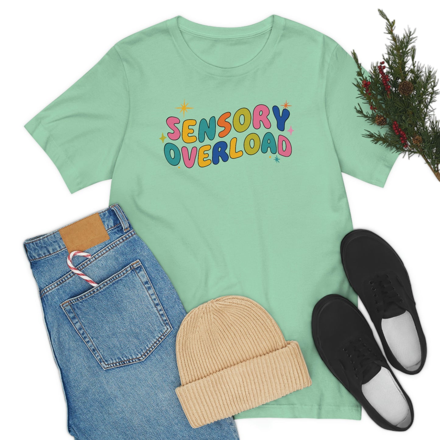 "Sensory Overload" Unisex Jersey Short Sleeve Tee Bella Canvas