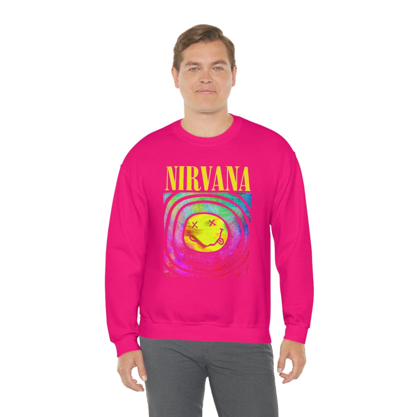 "Nirvana" Graphic Crewneck Sweatshirt