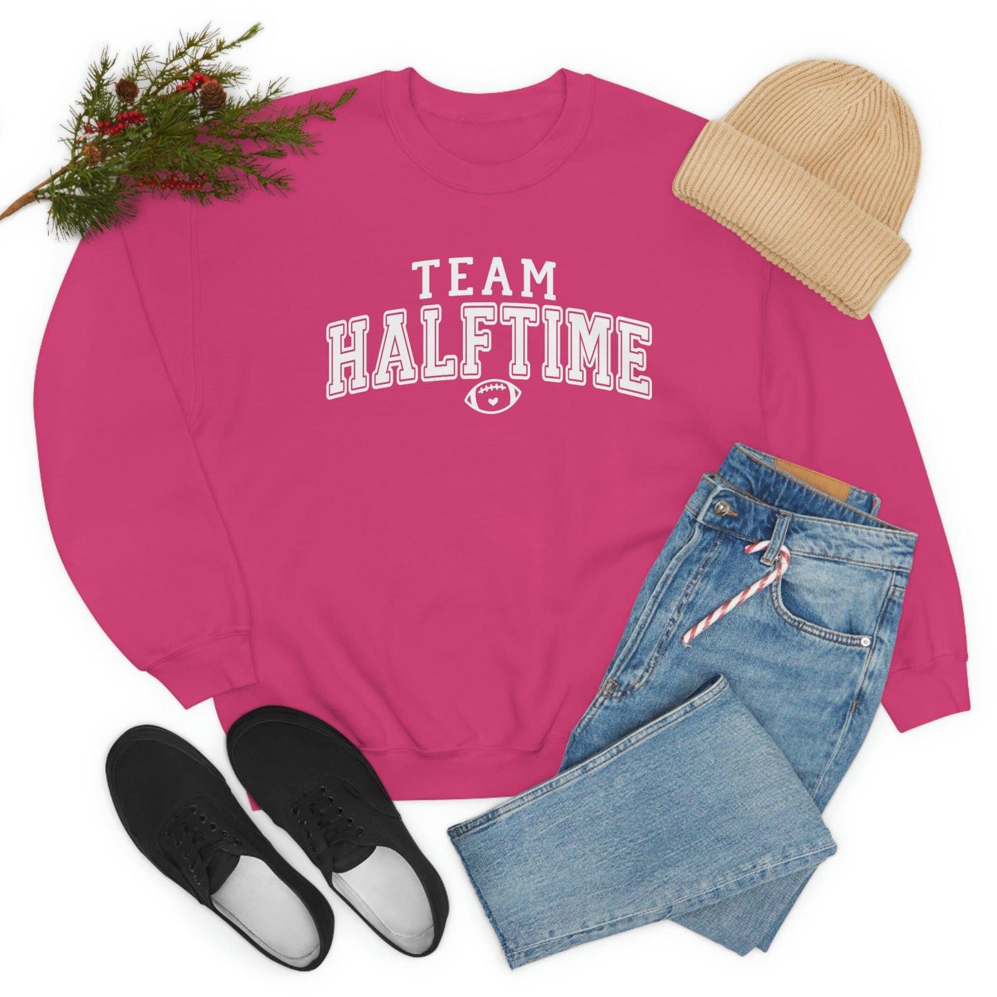 "Team Halftime" Unisex Heavy Blend™ Crewneck Sweatshirt