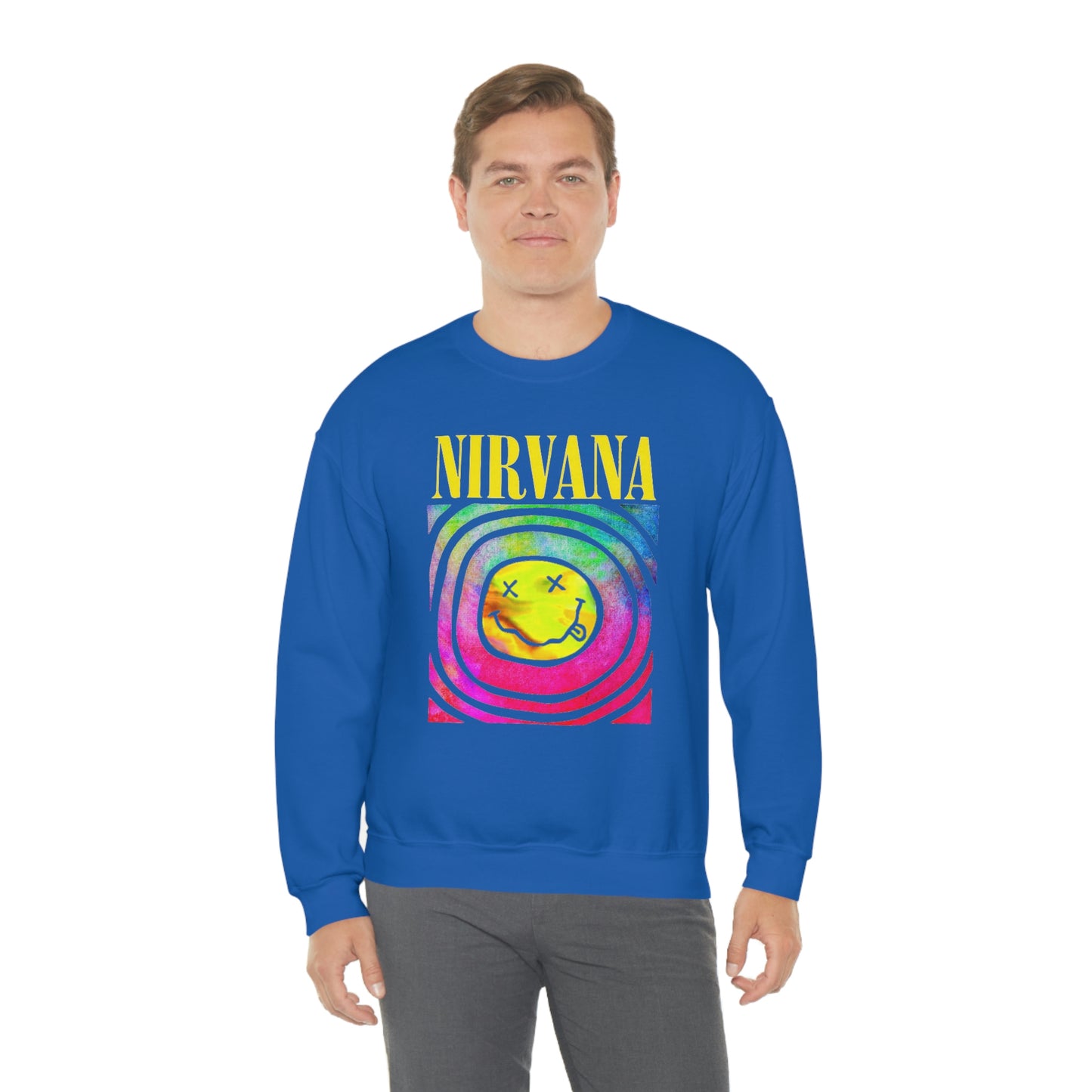 "Nirvana" Graphic Crewneck Sweatshirt