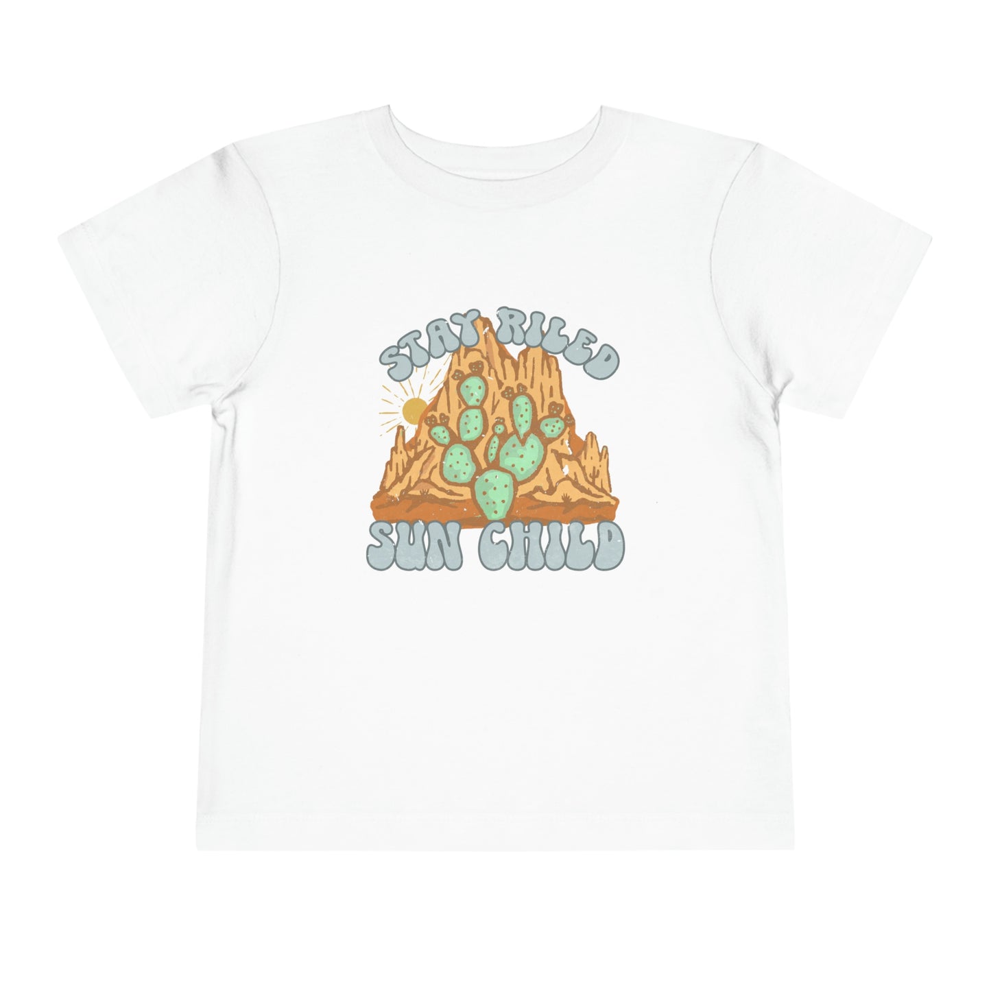 "Stay Riled Wild Child" Toddler Short Sleeve Tee (2T-5T)
