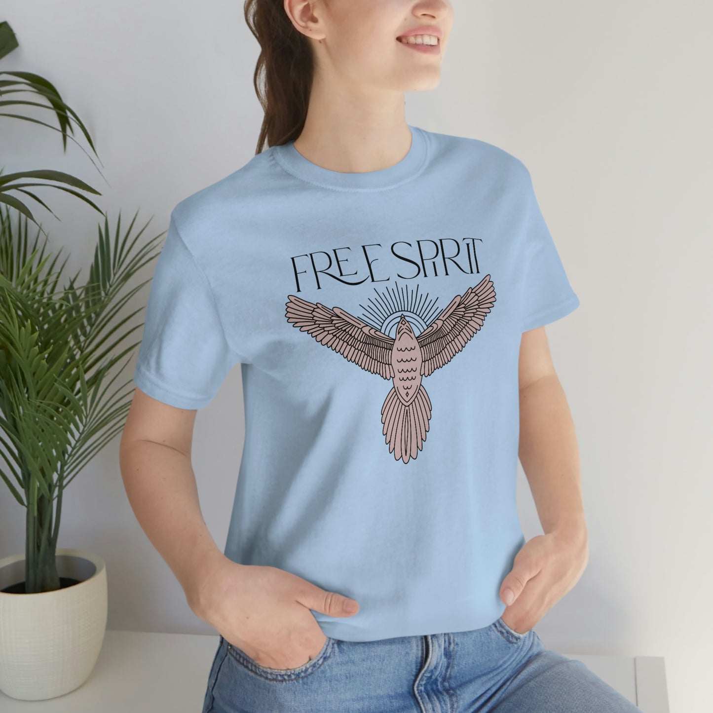 "Free Spirit" Bella Canvas Unisex Jersey Short Sleeve Tee