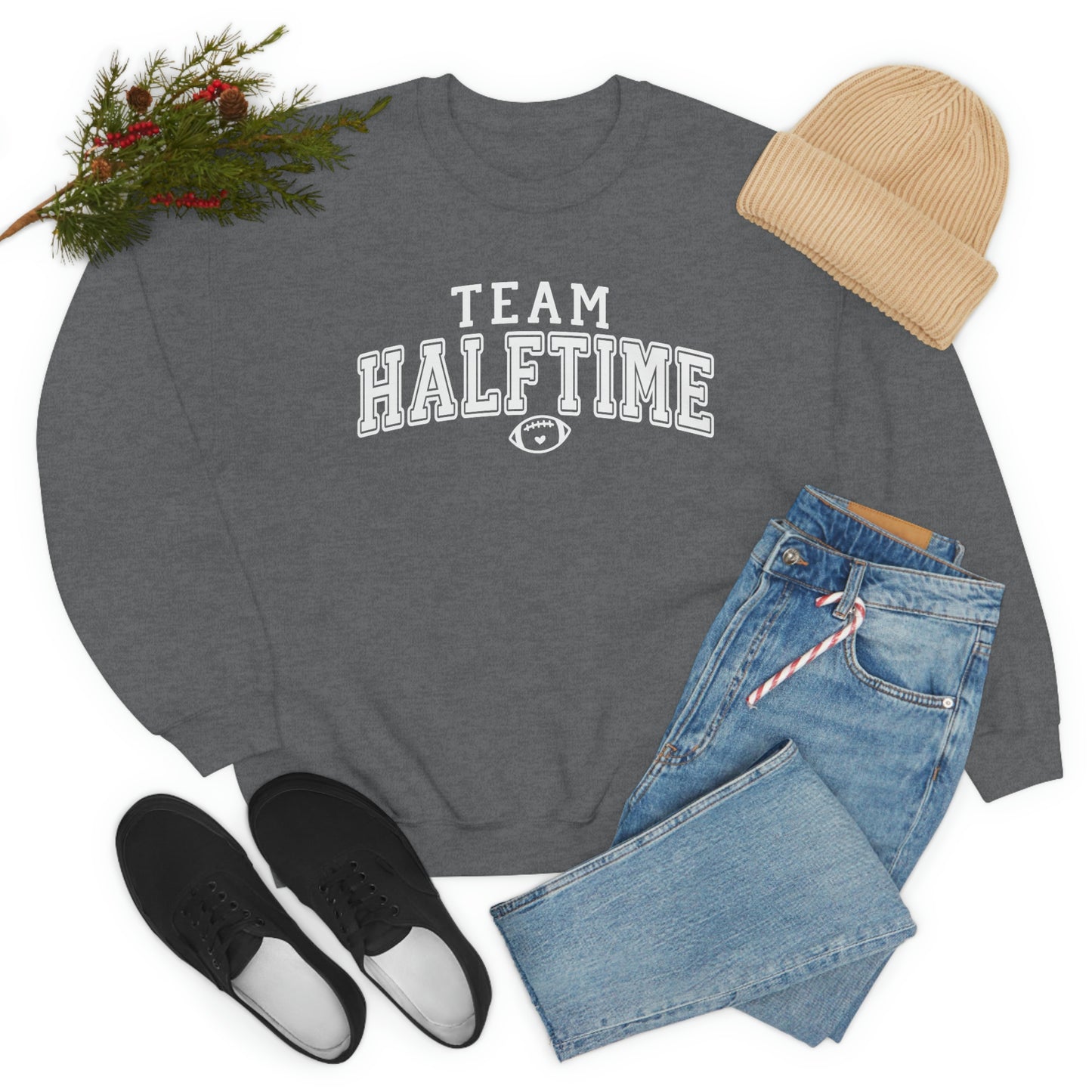 "Team Halftime" Unisex Heavy Blend™ Crewneck Sweatshirt