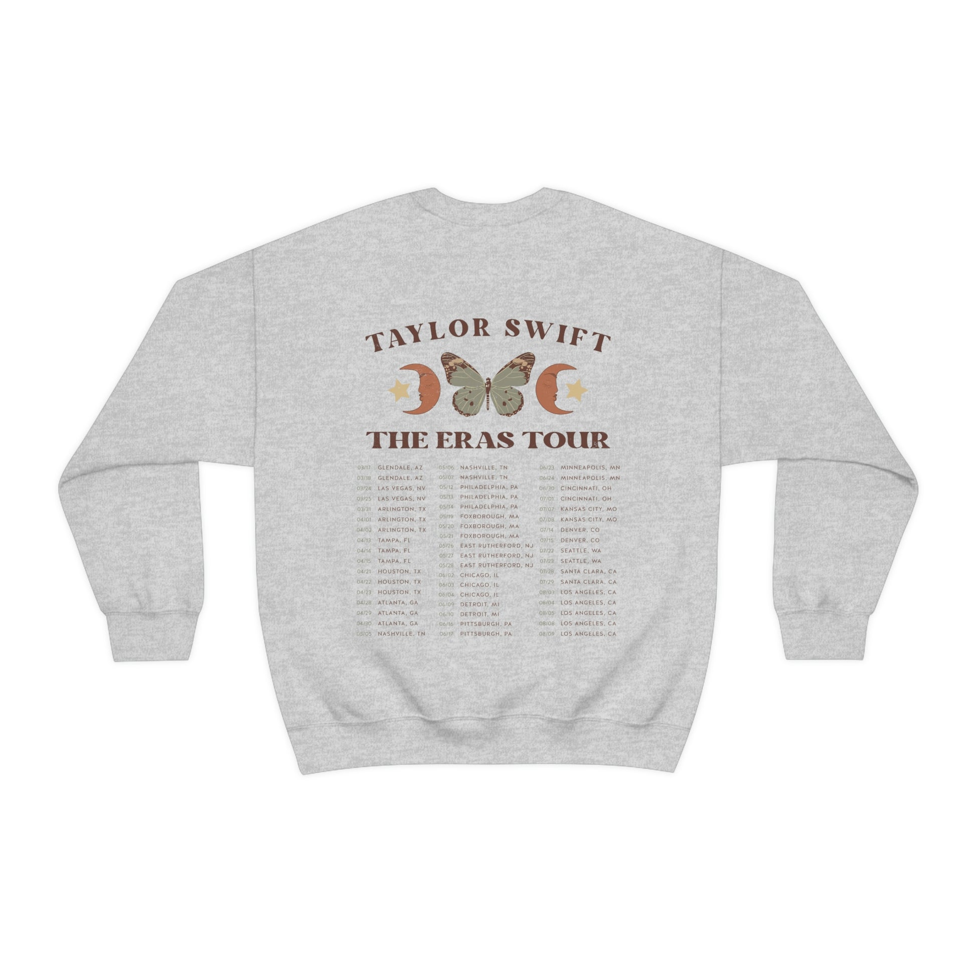 Taylor Swiftie Merch Sweatshirt Back And Front Sweatshirt Eras