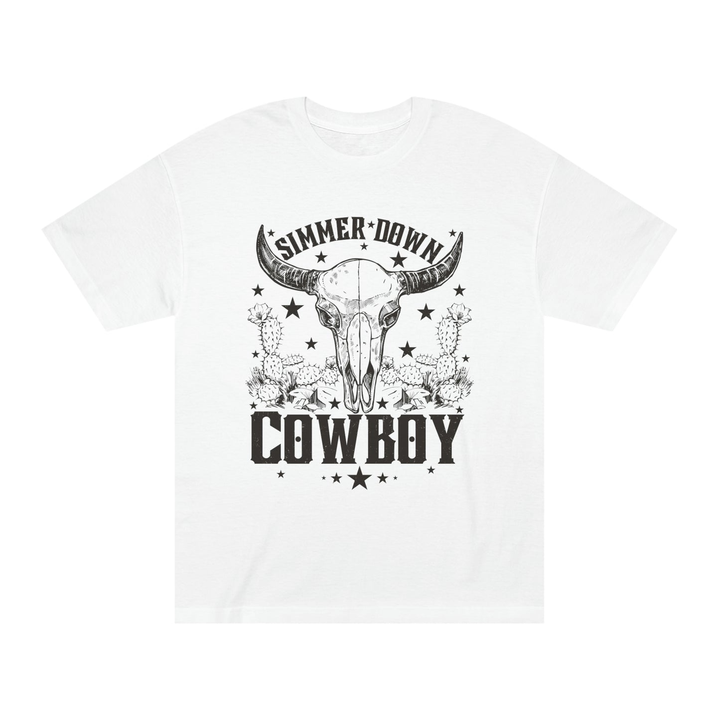 "Simmer Down Cowboy" Oversized Tee/Unisex Classic Tee