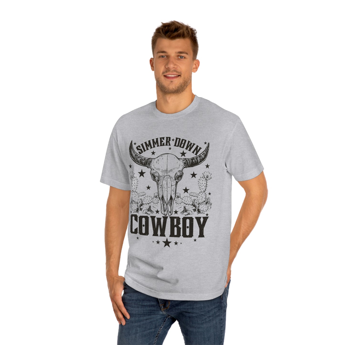 "Simmer Down Cowboy" Oversized Tee/Unisex Classic Tee