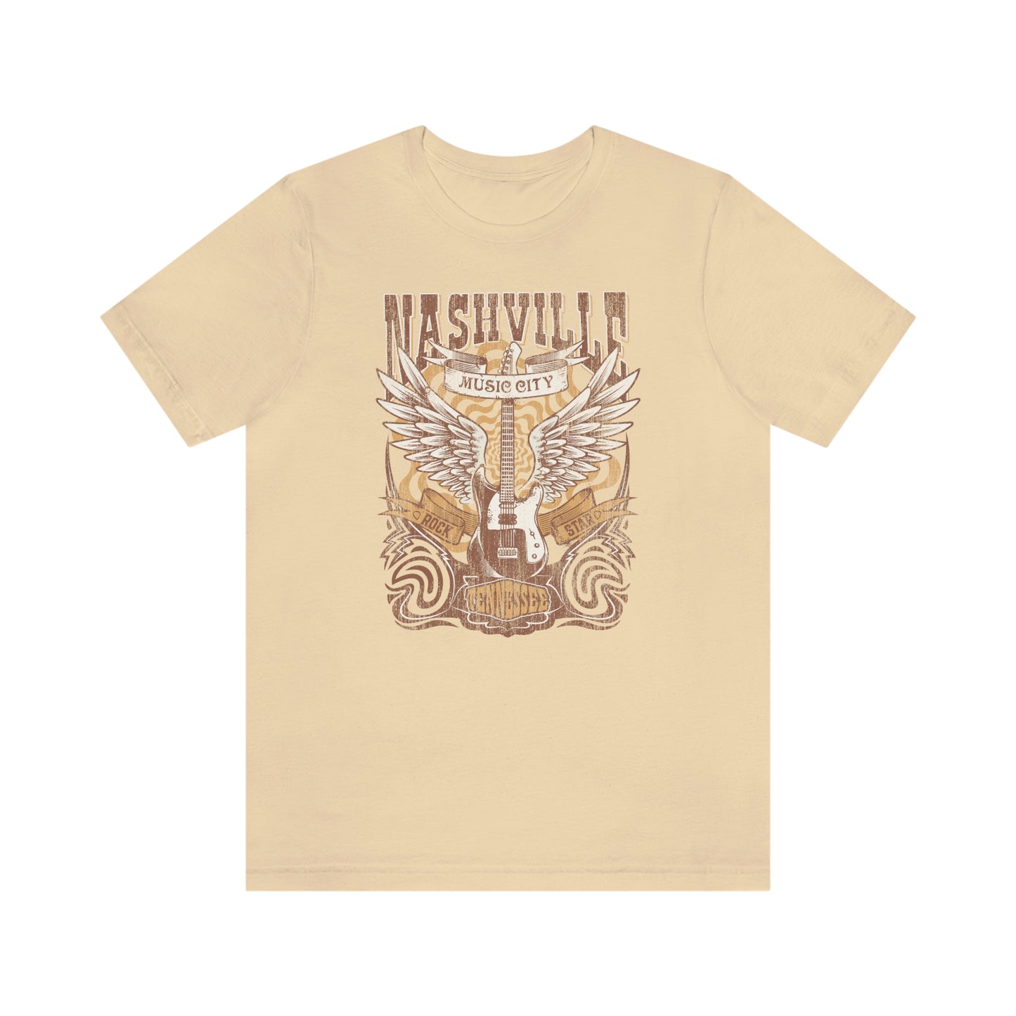 "Nashville Music City" Bella Canvas Unisex Jersey Short Sleeve Tee