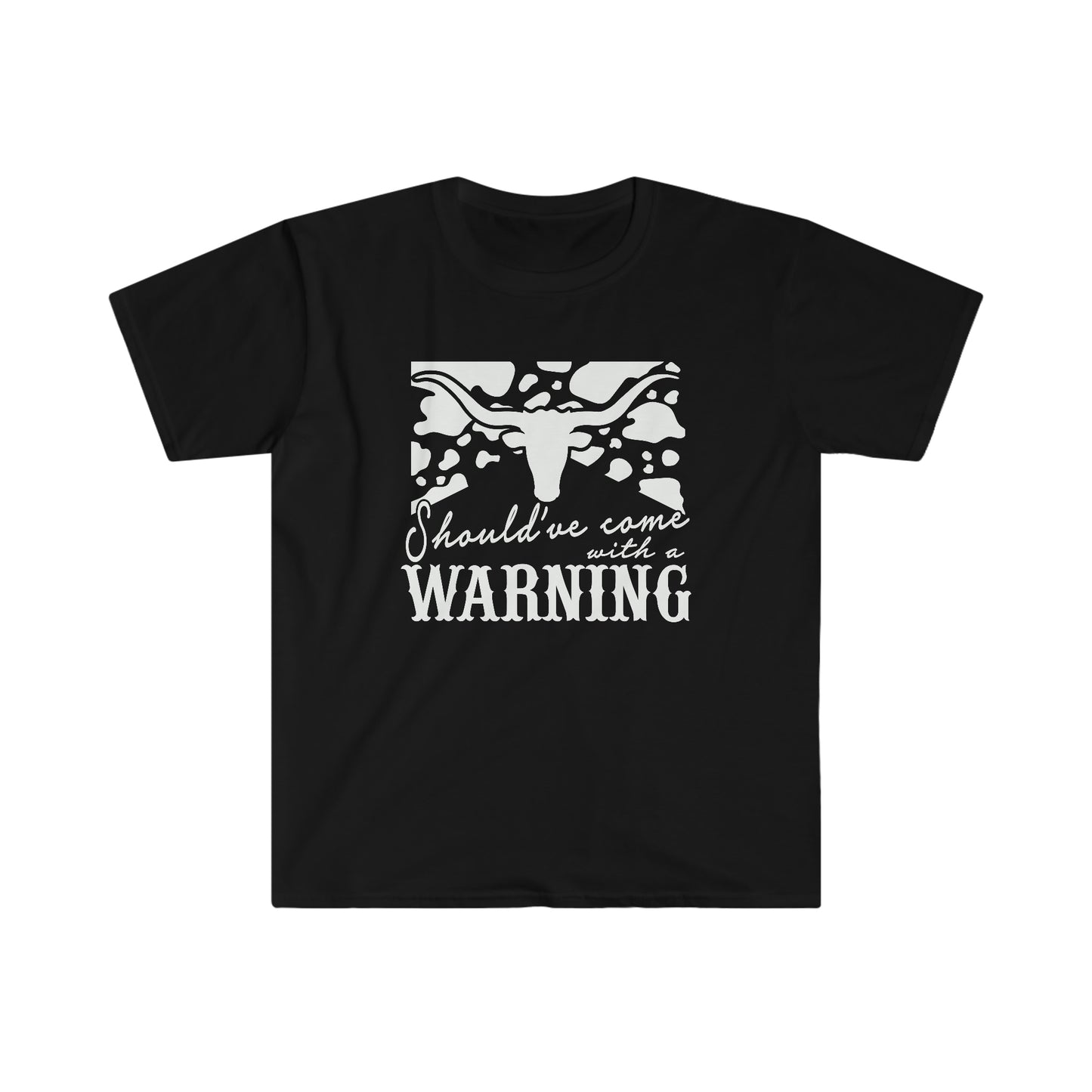 "Should've Come with a Warning" Unisex Heavy Cotton Tee