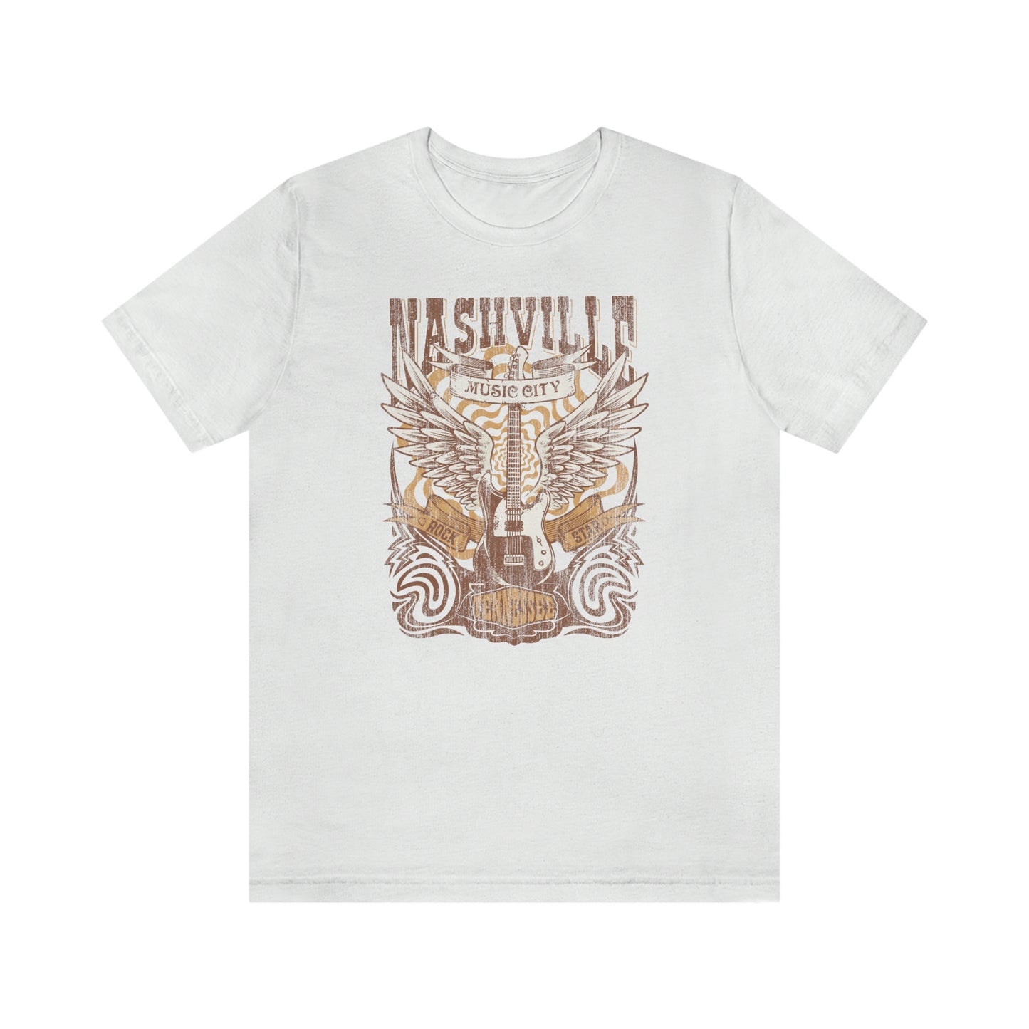 "Nashville Music City" Bella Canvas Unisex Jersey Short Sleeve Tee