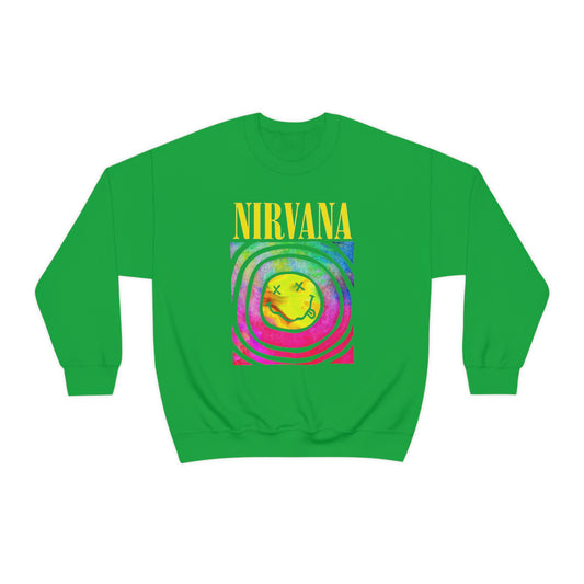 "Nirvana" Graphic Crewneck Sweatshirt