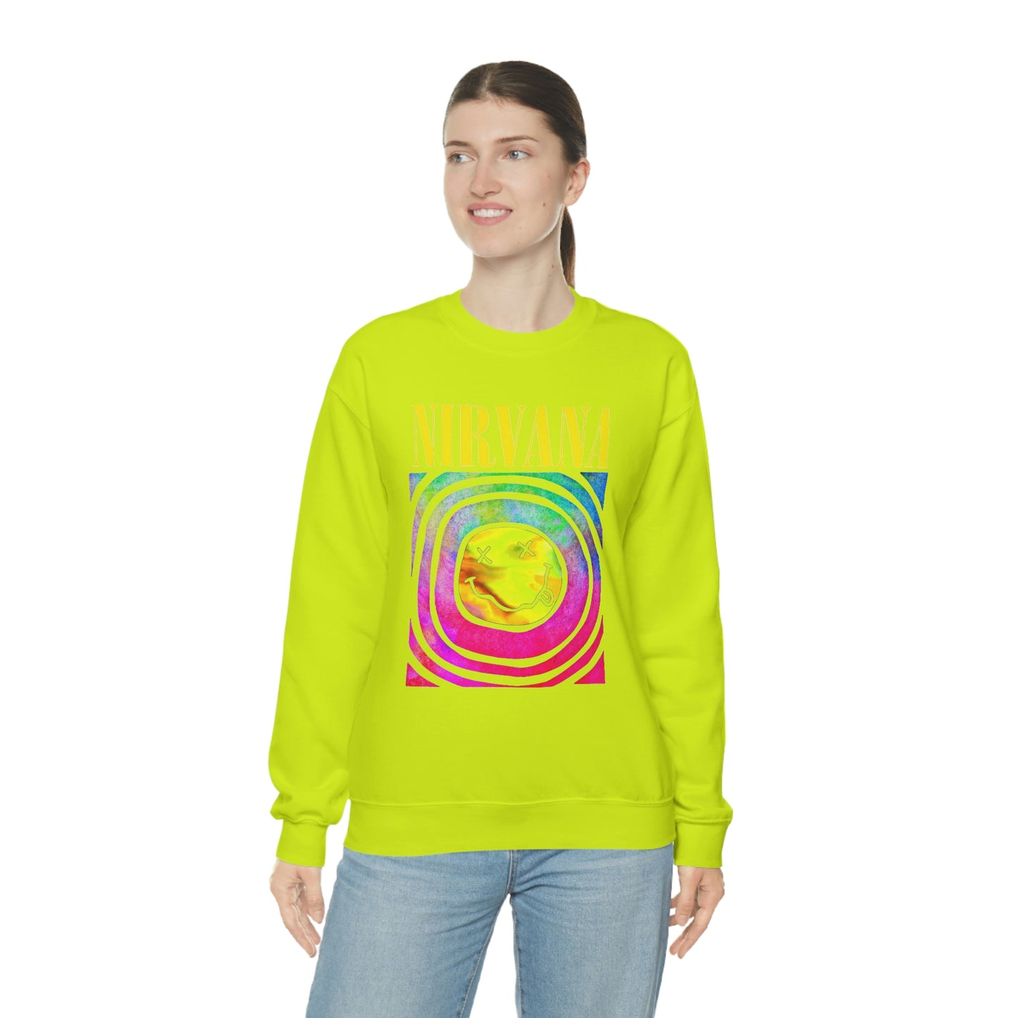 "Nirvana" Graphic Crewneck Sweatshirt