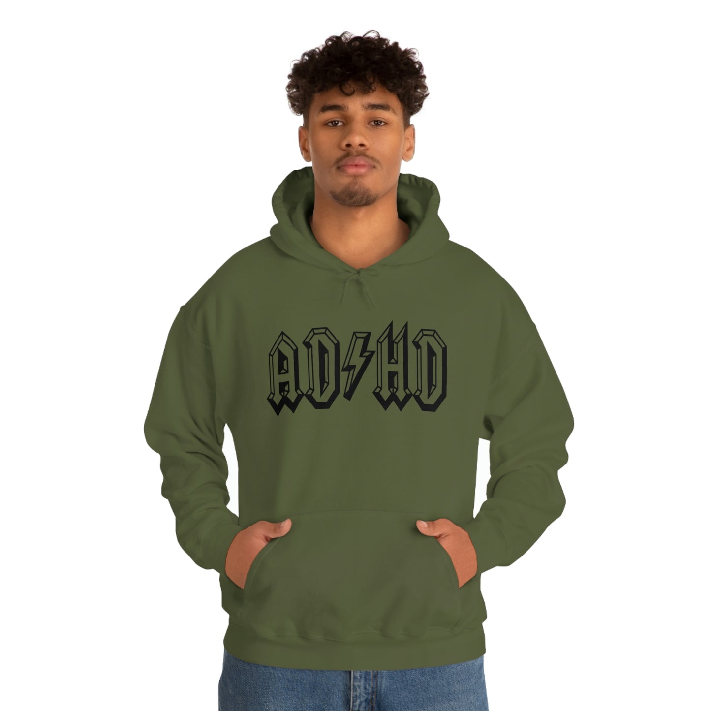 "ADHD" Unisex Hooded Sweatshirt