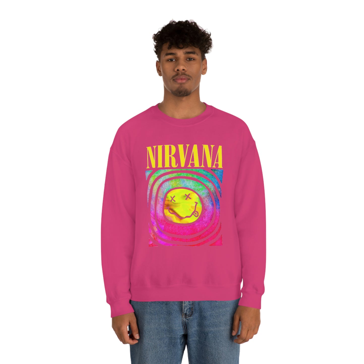 "Nirvana" Graphic Crewneck Sweatshirt