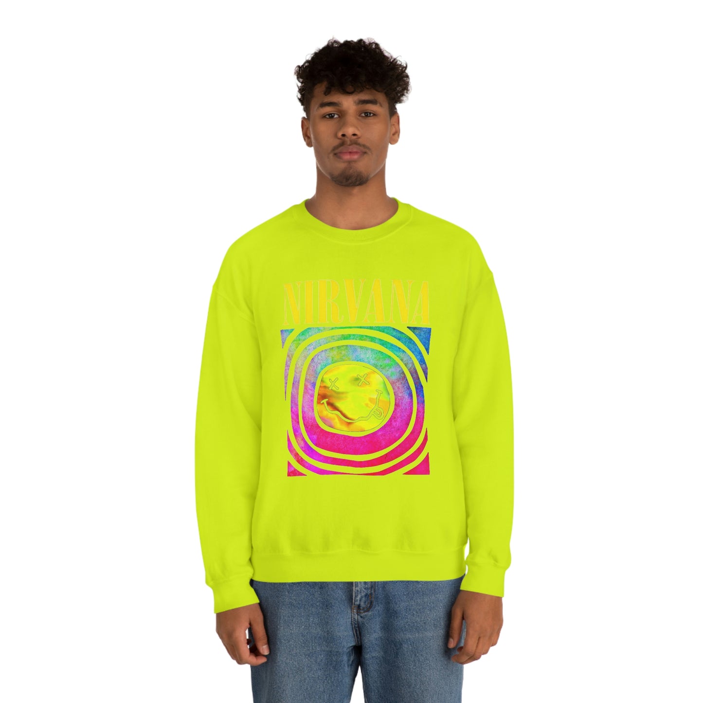 "Nirvana" Graphic Crewneck Sweatshirt