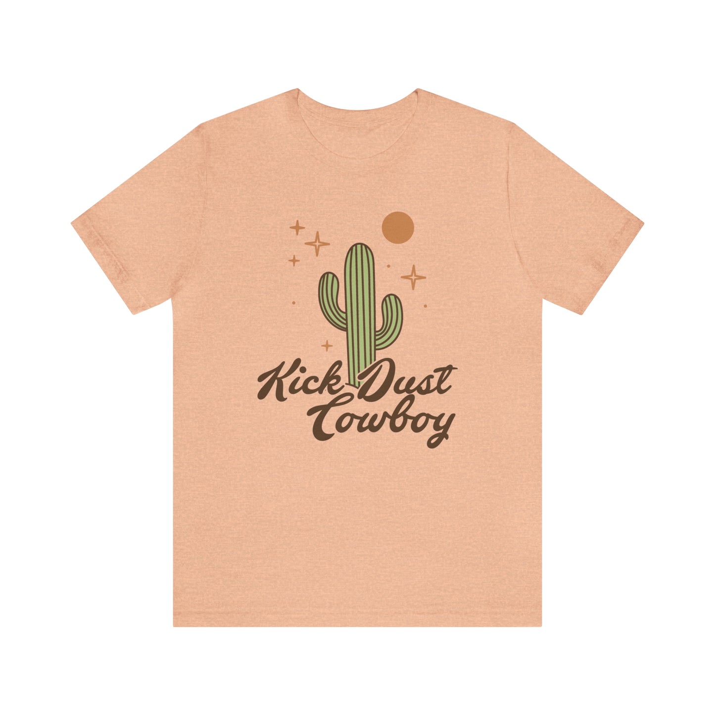 "Kick Dust Cowboy" Bella Canvas Short Sleeve Tee