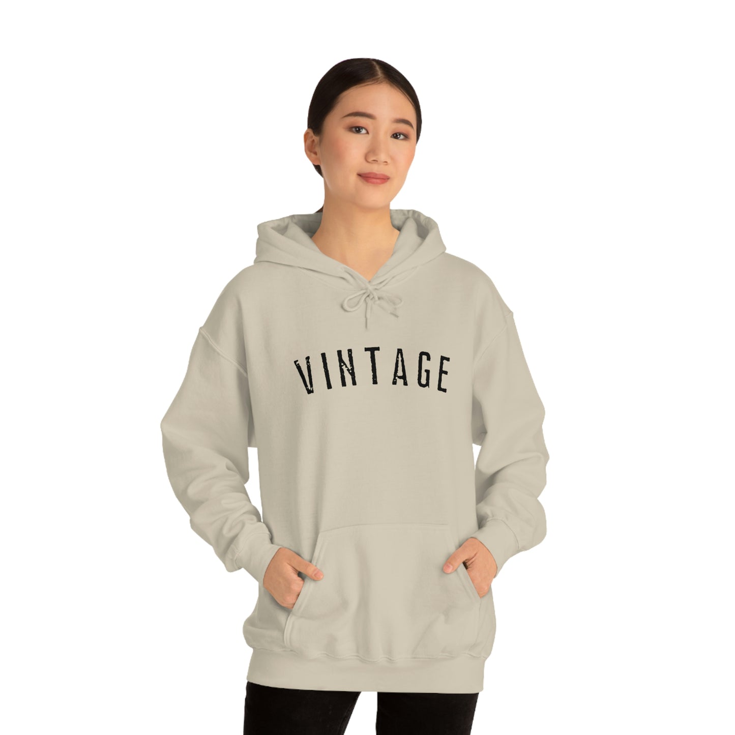 "Vintage" Unisex Hooded Sweatshirt