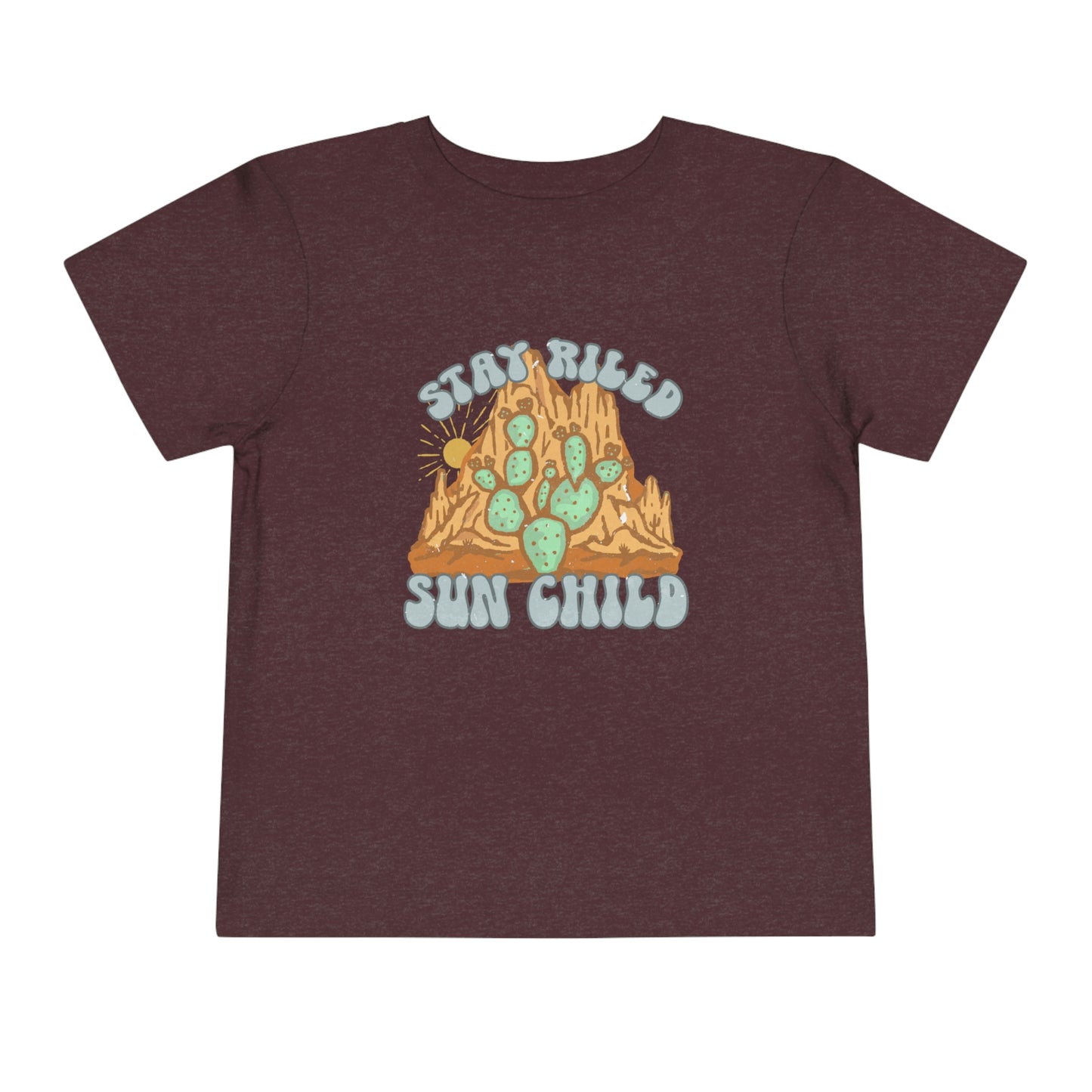"Stay Riled Wild Child" Toddler Short Sleeve Tee (2T-5T)