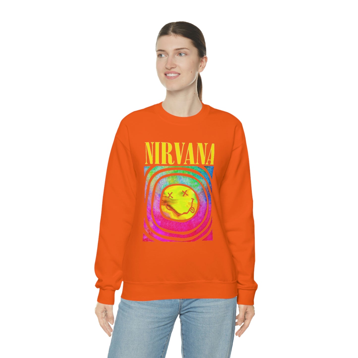 "Nirvana" Graphic Crewneck Sweatshirt