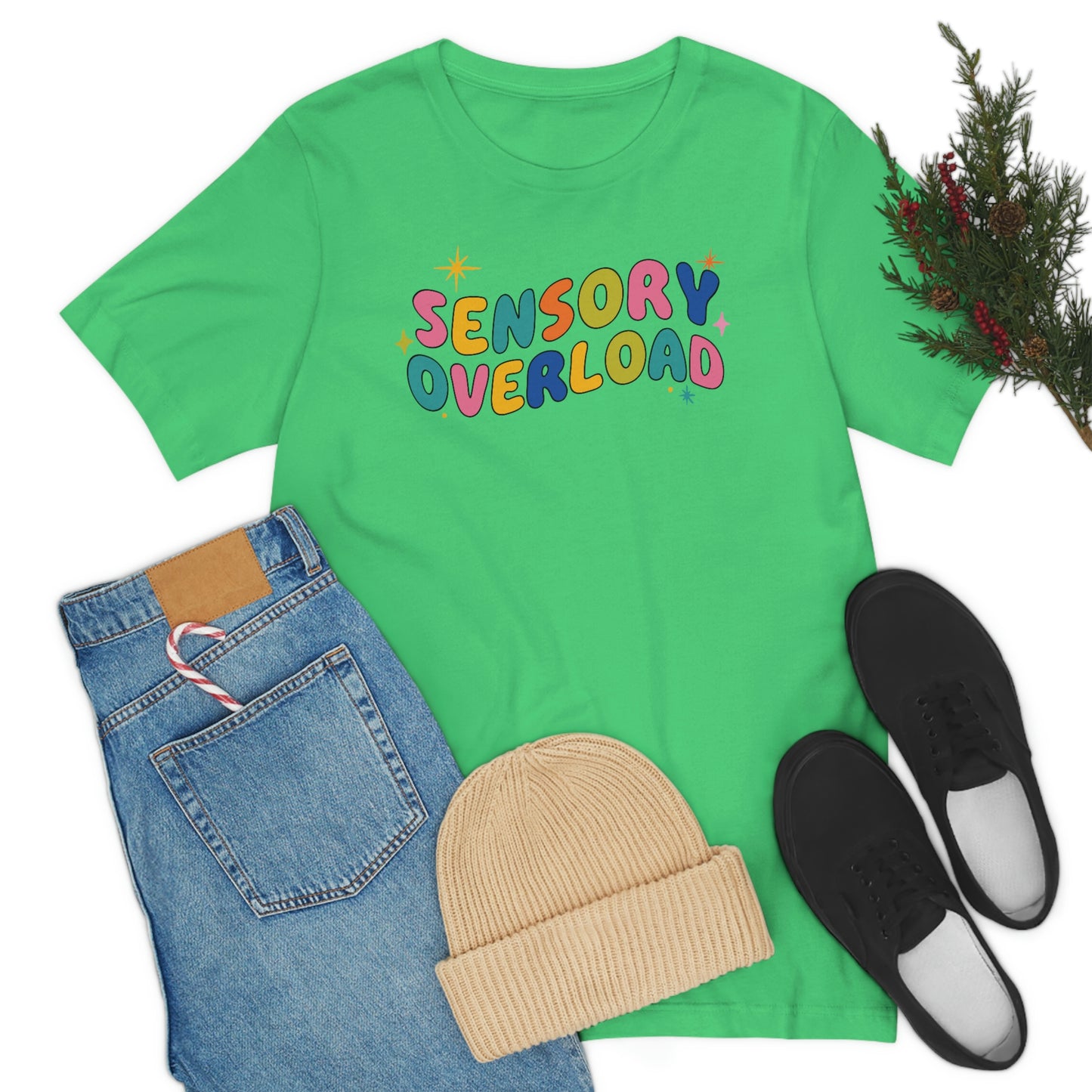 "Sensory Overload" Unisex Jersey Short Sleeve Tee Bella Canvas