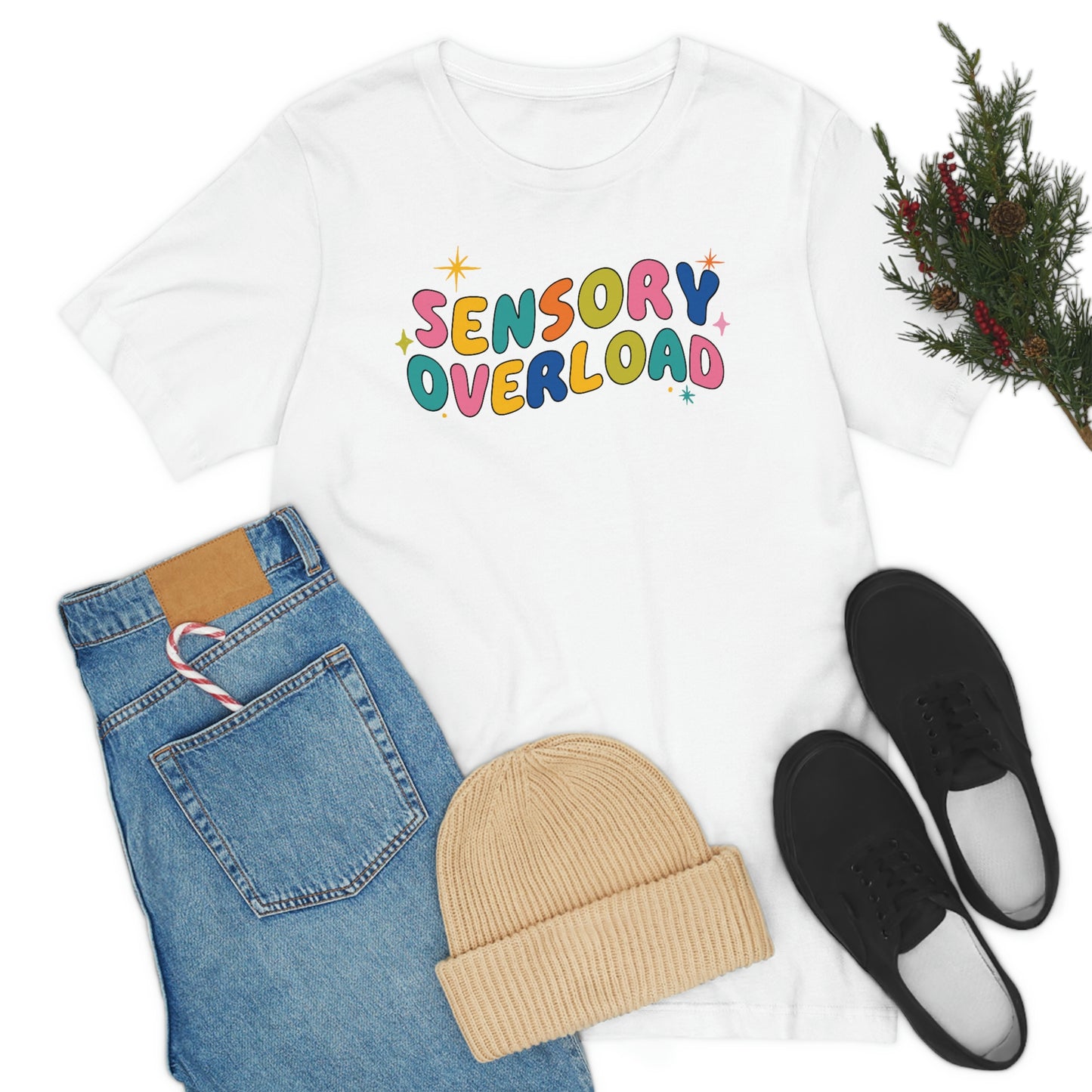 "Sensory Overload" Unisex Jersey Short Sleeve Tee Bella Canvas