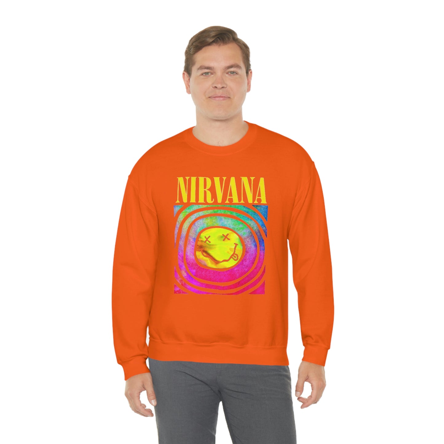 "Nirvana" Graphic Crewneck Sweatshirt