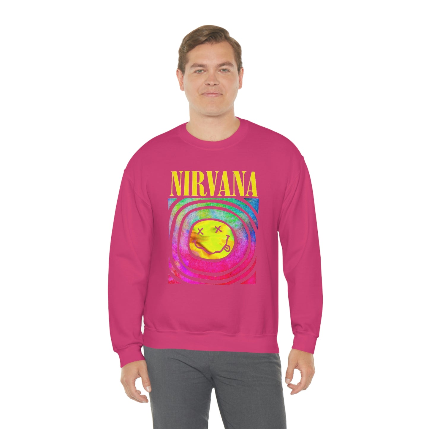 "Nirvana" Graphic Crewneck Sweatshirt