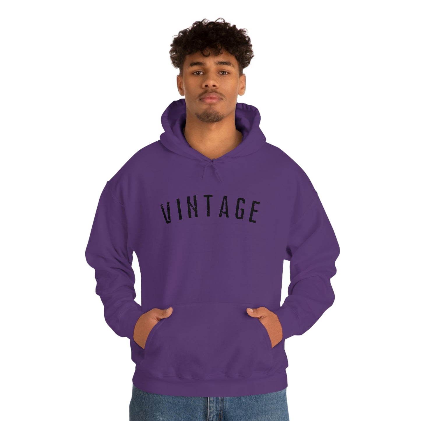 "Vintage" Unisex Hooded Sweatshirt