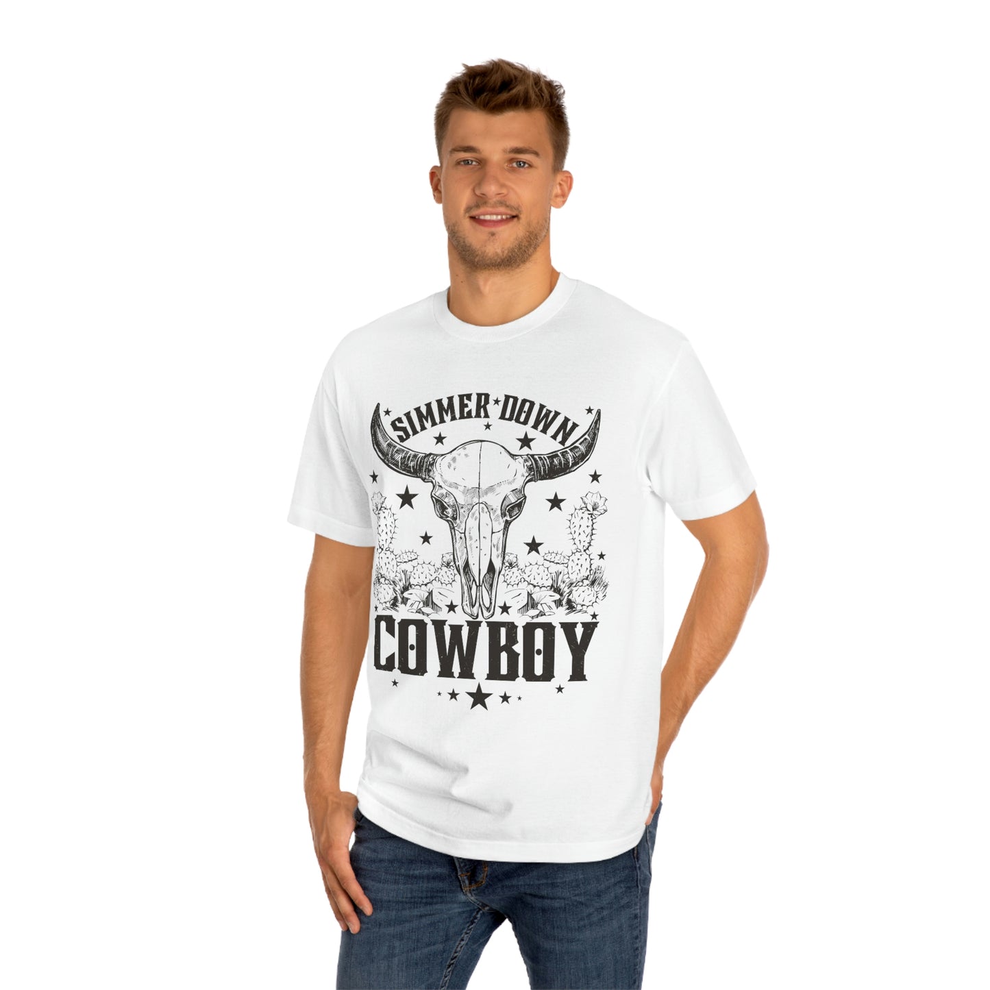 "Simmer Down Cowboy" Oversized Tee/Unisex Classic Tee