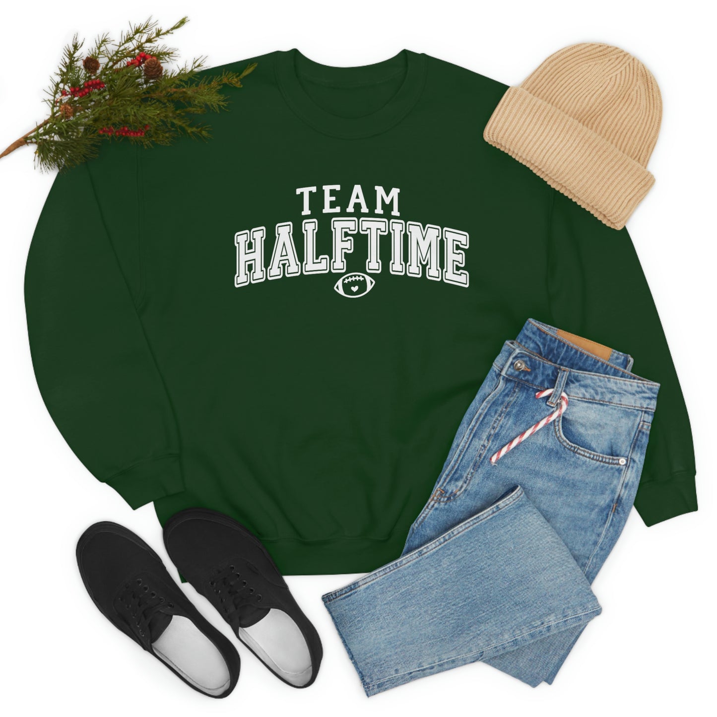 "Team Halftime" Unisex Heavy Blend™ Crewneck Sweatshirt