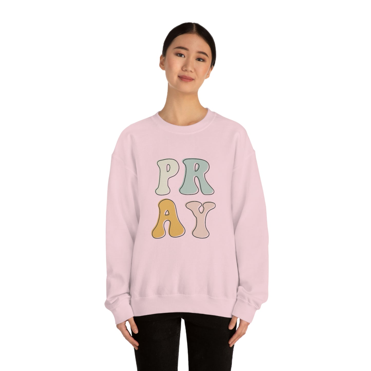 "Pray" Unisex Heavy Blend™ Crewneck Sweatshirt